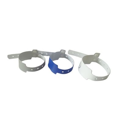 Αδιάβροχο PVC πλαστικό βινυλικό βραχιόλι 250 * 25mm ευρύ σχήμα μόνο για πρόσβαση σε φεστιβάλ