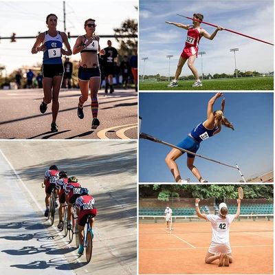 DDJOY Running Race Bibs Μεγάλοι αριθμοί και καρφίτσες ασφαλείας που περιλαμβάνονται για αγώνες μαραθωνίου