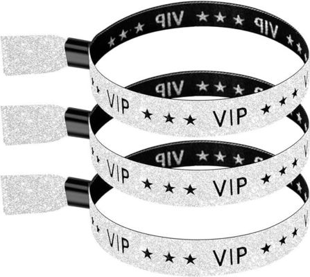 Εύκολο και ασφαλές RFID Polyester/Ribbon βραχιόλι για εκδηλώσεις συναυλιών και φεστιβάλ