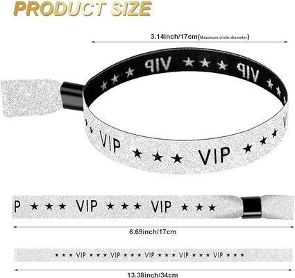 Εύκολο και ασφαλές RFID Polyester/Ribbon βραχιόλι για εκδηλώσεις συναυλιών και φεστιβάλ