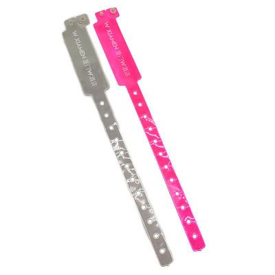 250*25mm βραχιόλια PVC για εύκολη ταυτοποίηση σε εκδηλώσεις και φεστιβάλ