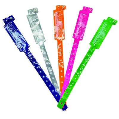 250*25mm βραχιόλια PVC για εύκολη ταυτοποίηση σε εκδηλώσεις και φεστιβάλ