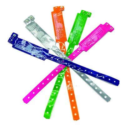250*25mm βραχιόλια PVC για εύκολη ταυτοποίηση σε εκδηλώσεις και φεστιβάλ