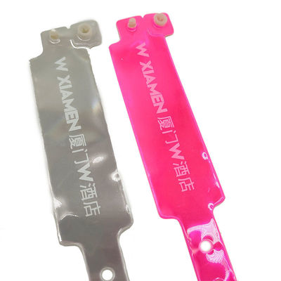 250*25mm βραχιόλια PVC για εύκολη ταυτοποίηση σε εκδηλώσεις και φεστιβάλ