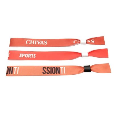 Έναχρηστο RFID Polyester/Ribbon βραχιόλι για εκδηλώσεις του φεστιβάλ Custom 13.56 MHZ
