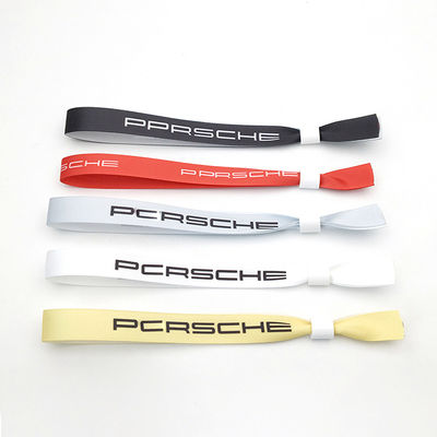 Έναχρηστο RFID Polyester/Ribbon βραχιόλι για εκδηλώσεις του φεστιβάλ Custom 13.56 MHZ