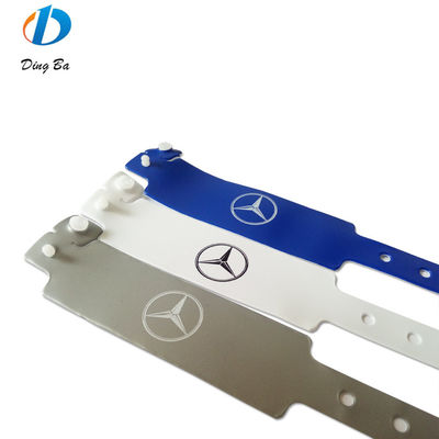 Αδιάβροχο PVC πλαστικό βινυλικό βραχιόλι 250 * 25mm ευρύ σχήμα μόνο για πρόσβαση σε φεστιβάλ