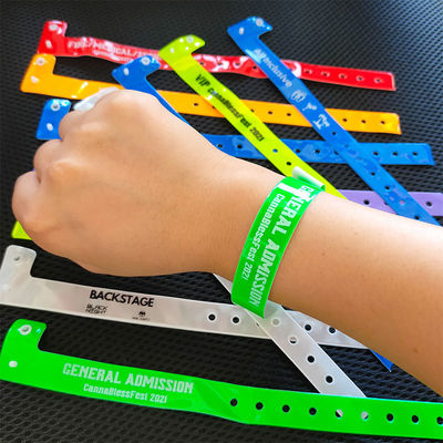 Αδιάβροχο RFID διαφόρων τύπων Neon πλαστικό/βινύλιο βραχιόλι Custom βραχιόλι για φεστιβάλ