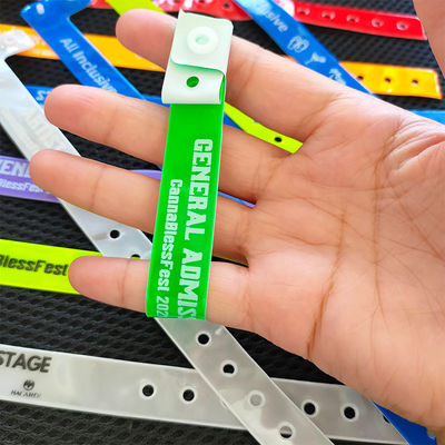 Αδιάβροχο RFID διαφόρων τύπων Neon πλαστικό/βινύλιο βραχιόλι Custom βραχιόλι για φεστιβάλ
