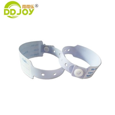 Νεογέννητο μωρό μαλακό βραχιόλι με RFID NFC chip και Custom Logo σε μπλε υλικό PVC