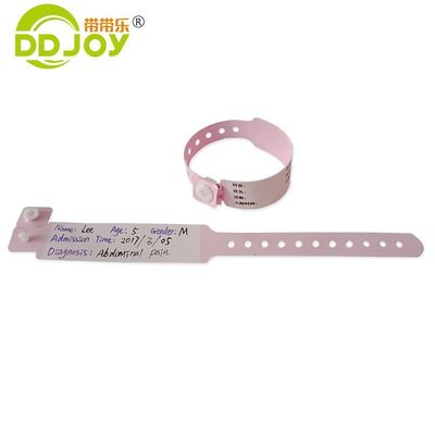 Νεογέννητο μωρό μαλακό βραχιόλι με RFID NFC chip και Custom Logo σε μπλε υλικό PVC