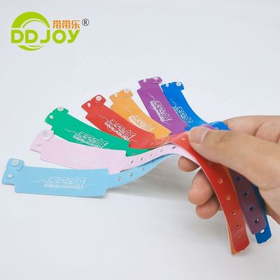 DDjoy Φεστιβάλ Εκδηλώσεις Εκτύπωση Custom Βινύλιο PVC πλαστικό βραχιόλι για την είσοδο VIP