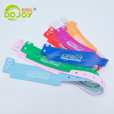 DDjoy Φεστιβάλ Εκδηλώσεις Εκτύπωση Custom Βινύλιο PVC πλαστικό βραχιόλι για την είσοδο VIP