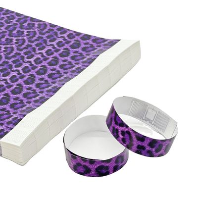Προσαρμοσμένο Αδιάβροχο Χαρτί Tyvek RFID βραχιόλια Συμπεριλαμβάνεται λειτουργία NFC