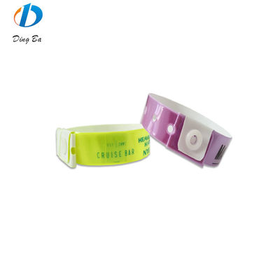 250*25mm/250*16mm κόκκινο βινύλιο PVC βραχιόλι βραχιόλια πρέπει να έχετε για την είσοδο VIP Pass