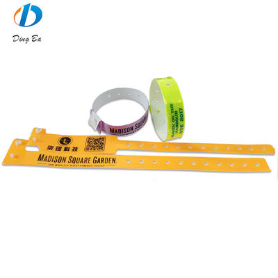 250*25mm/250*16mm κόκκινο βινύλιο PVC βραχιόλι βραχιόλια πρέπει να έχετε για την είσοδο VIP Pass
