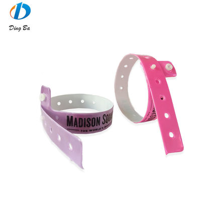 250*25mm/250*16mm κόκκινο βινύλιο PVC βραχιόλι βραχιόλια πρέπει να έχετε για την είσοδο VIP Pass