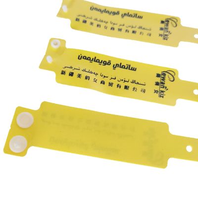 250*25 Ελαφρύ PVC Αδιάβροχο Βινύλιο βραχιόλι Ταυτοποίηση βραχιόλι για την περίπτωση του κλαμπ