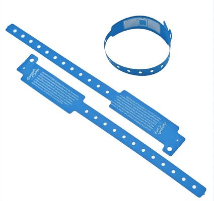 Προσαρμοσμένο μέγεθος RFID χάρτινα βραχιόλια θερμικής εκτύπωσης για αναγνώριση ιατρικών τσιπ