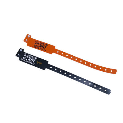 Αδιάβροχα βραχιόλια βινυλίου σε σχήμα L DDJOY Custom One Time για φεστιβάλ 250*16mm