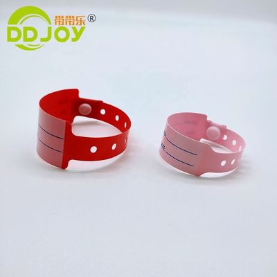 Προσαρμοσμένο αντρικό βραχιόλι PVC/Vinyl για νοσοκομειακό ιατρικό ID παιδιού από την DDJOY σε χύδη