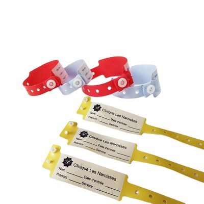 Προσαρμοσμένο βραχιόλι από PVC για ασθενείς, πολύ μαλακό 170*18mm Πληροφορίες για παιδιά