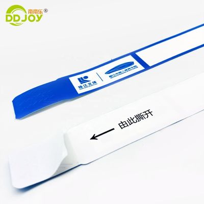 Προσαρμόσιμα αδιάβροχα βραχιόλια από συνθετικό χαρτί για ταυτοποίηση γεγονότων μέσω FedEx