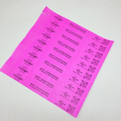 Προσαρμοσμένα Χάρτινα Χειροπέδες για Προωθητικές Σχέσεις 250*25mm/250*19mm Έναχρωμη Εκτύπωση