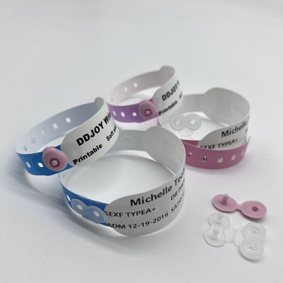 205*25mm Ξαναχρησιμοποιήσιμο Αδιάβροχο Κώδικα Qr Προσαρμοσμένο έντυπο χαρτί Εκδήλωση Θερμικό βραχιόλι