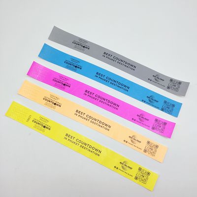 Φεστιβάλ Πρέπει να έχετε Εύκολη περίσταση Εορταστικές εκδηλώσεις Προσαρμοσμένο χάρτινο βραχιόλι μιας χρήσης
