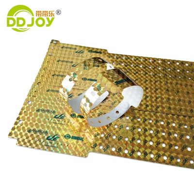 Προσαρμοσμένο Laser Glitter Ολογραφικό πλαστικό βραχιόλι βραχιόλι σε πράσινο για το γεγονός