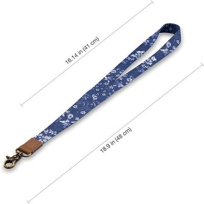 Προσαρμοσμένη ασφάλεια εκτύπωση Polyester Neck Lanyards με κάρτες Keychain κινητό τηλέφωνο
