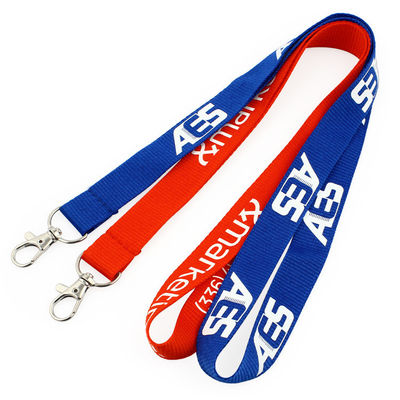 Προσαρμοσμένο λογότυπο Keychain Neck Strap Lanyard Θερμική Μεταφορά Τυπωμένο για Γραφείο Essential