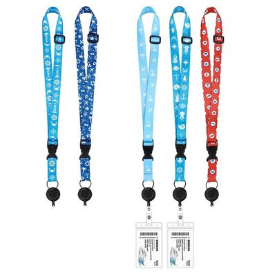 Πολυεστέρα Lanyard Keychain 6 χρώματα μεταξωτή εκτύπωση οθόνης στρογγυλό Nylon Lanyard με λογότυπο