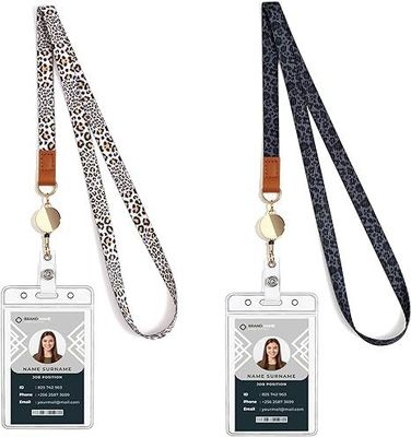 Πολυεστέρα Lanyard Keychain 6 χρώματα μεταξωτή εκτύπωση οθόνης στρογγυλό Nylon Lanyard με λογότυπο