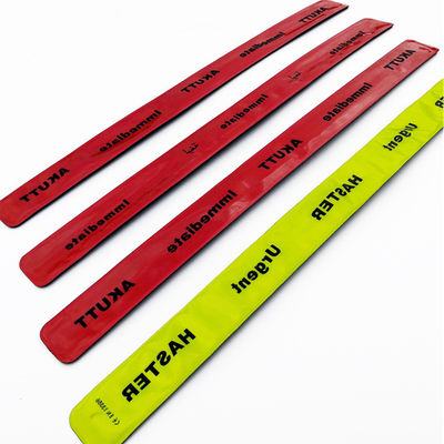Αδιάβροχο Custom Bulk pvc Snap Slap Αντανακλαστικό βραχιόλι για θρησκευτικές οργανώσεις