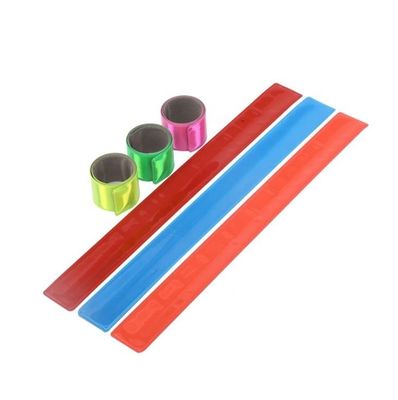 Αδιάβροχο Custom Bulk pvc Snap Slap Αντανακλαστικό βραχιόλι για θρησκευτικές οργανώσεις