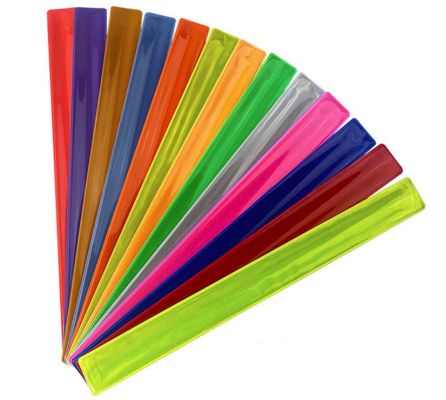 Αδιάβροχο Custom Bulk pvc Snap Slap Αντανακλαστικό βραχιόλι για θρησκευτικές οργανώσεις
