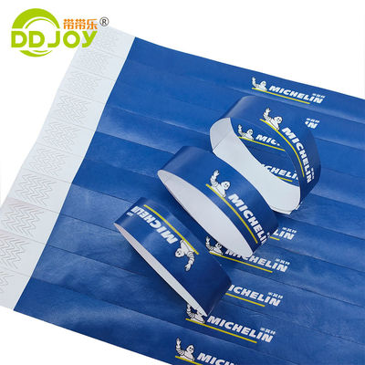 Προσαρμόσιμα μονοχρόνια βραχιόλια Tyvek 250*25mm/250*19mm για όλους τους χρήστες