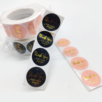 1 ιντσών Αδιάβροχο Kraft Paper Roll Χρυσό Ετικέτα Ετικέτα Ετικέτα για Προσαρμοσμένη Παραγγελία