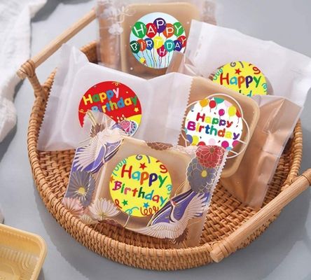 500pcs Παιδιά καρτούν Ευχάριστα γενέθλια αυτοκόλλητα αυτοκόλλητο για την διακόσμηση του πάρτι