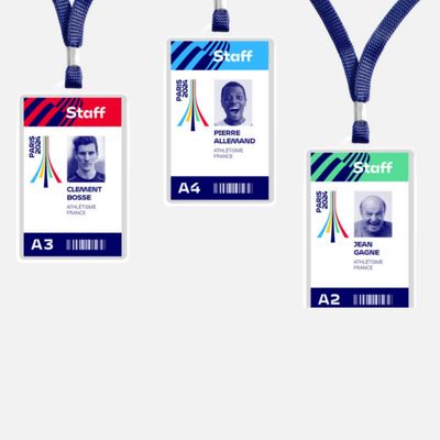 Γραφείο Περιστοποιημένο Sublimation Lanyards 6 Χρωματική μέθοδος εκτύπωσης και Custom Logo