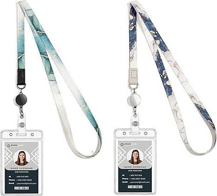 Γραφείο Περιστοποιημένο Sublimation Lanyards 6 Χρωματική μέθοδος εκτύπωσης και Custom Logo