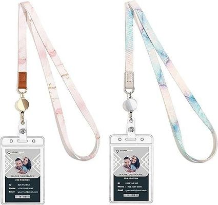 Γραφείο Περιστοποιημένο Sublimation Lanyards 6 Χρωματική μέθοδος εκτύπωσης και Custom Logo