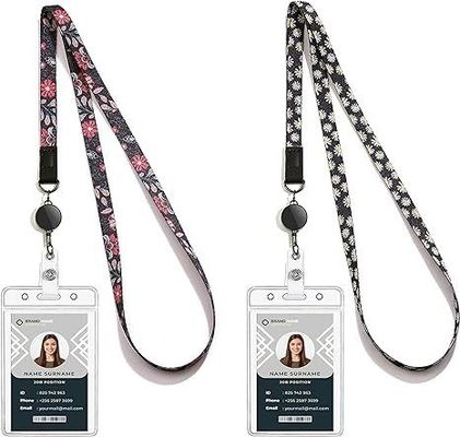 Γραφείο Περιστοποιημένο Sublimation Lanyards 6 Χρωματική μέθοδος εκτύπωσης και Custom Logo