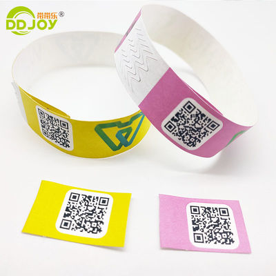 Πάρτε την είσοδο σας σε φεστιβάλ με Custom Tyvek Wristband 250*25mm