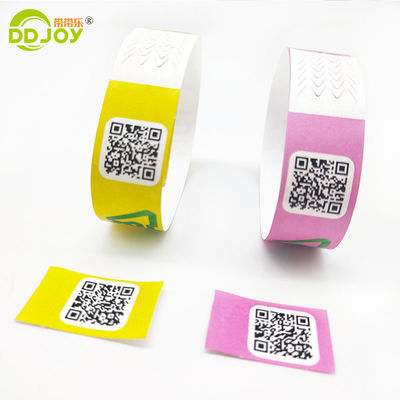 Πάρτε την είσοδο σας σε φεστιβάλ με Custom Tyvek Wristband 250*25mm