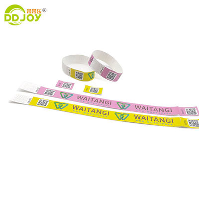 Πάρτε την είσοδο σας σε φεστιβάλ με Custom Tyvek Wristband 250*25mm