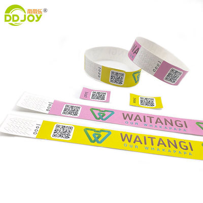 Πάρτε την είσοδο σας σε φεστιβάλ με Custom Tyvek Wristband 250*25mm