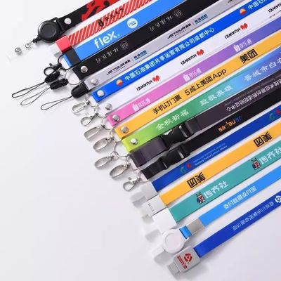 Πολυεστέρα Jacquard/Sublimation Neck Lanyard Προσαρμοσμένη σχεδίαση και πολλά χρώματα για δώρα